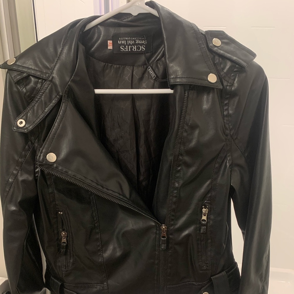 Faux Leather Jacket